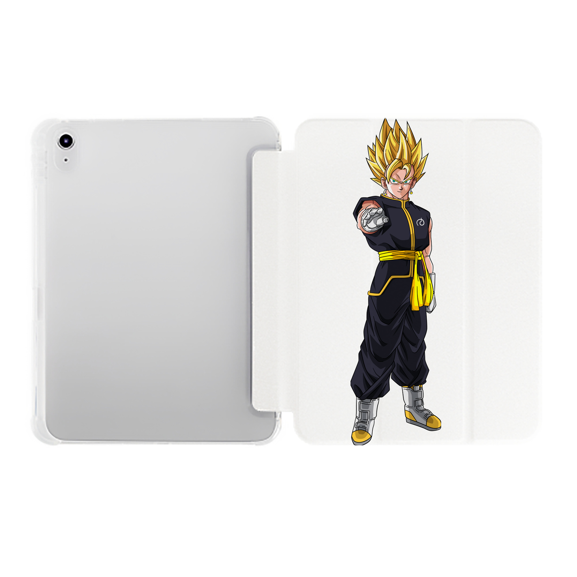 （画像用） ドラゴンボール ベジット DRAGON BALL Vegetto IPad ケース ペン収納付き 三つ折りスタンド PUレザー×シリコン 対応機種9.5/10.5/10.9インチ